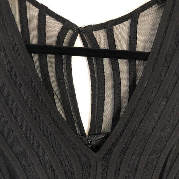 Adrianna Papell Womens Dress Shutter Pleat and Keyhole Back Size 4 - Picture 9 of 13